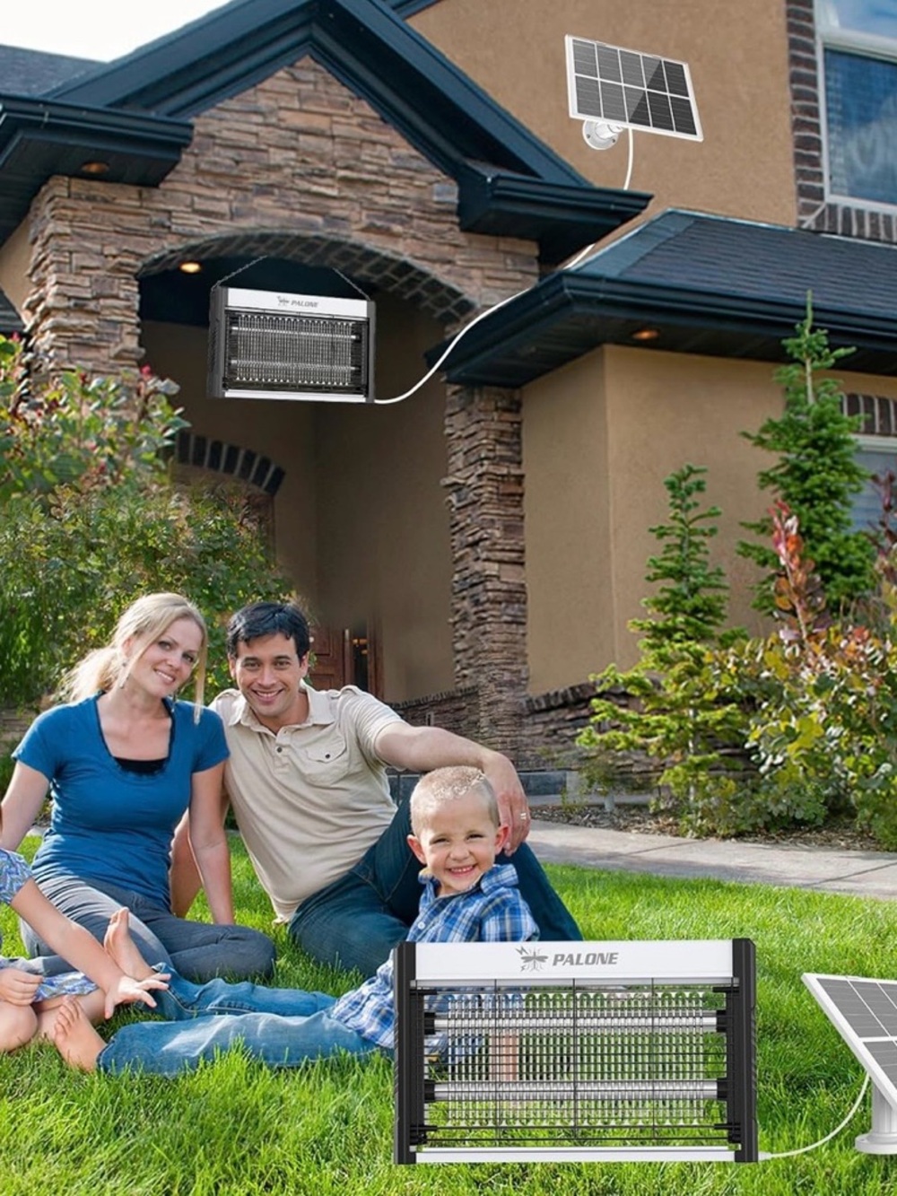 PALONE Solar Bug Zapper Outdoor - Picture 3 of 5